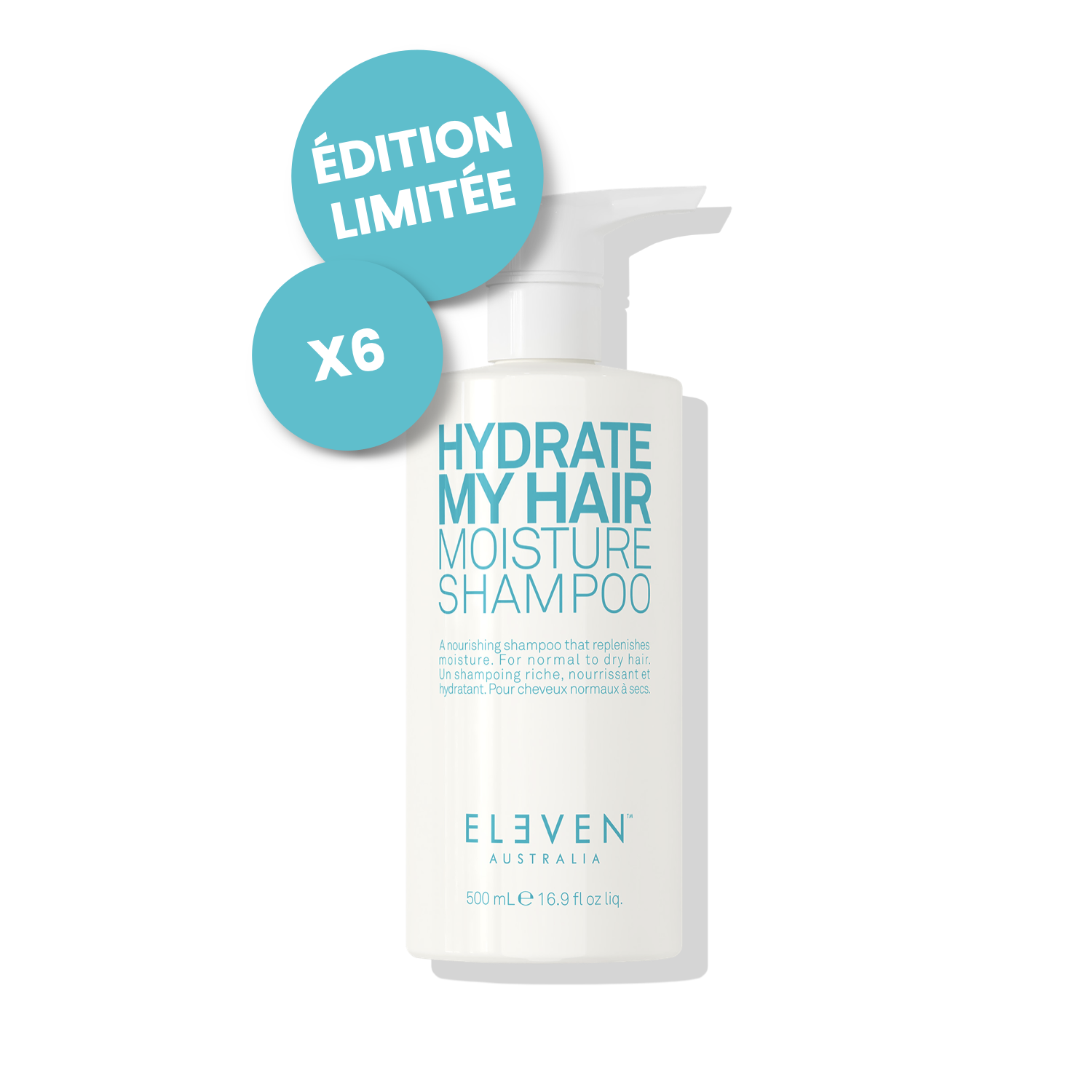 DEAL 6 x HYDRATE MY HAIR SHAMPOO 500ml