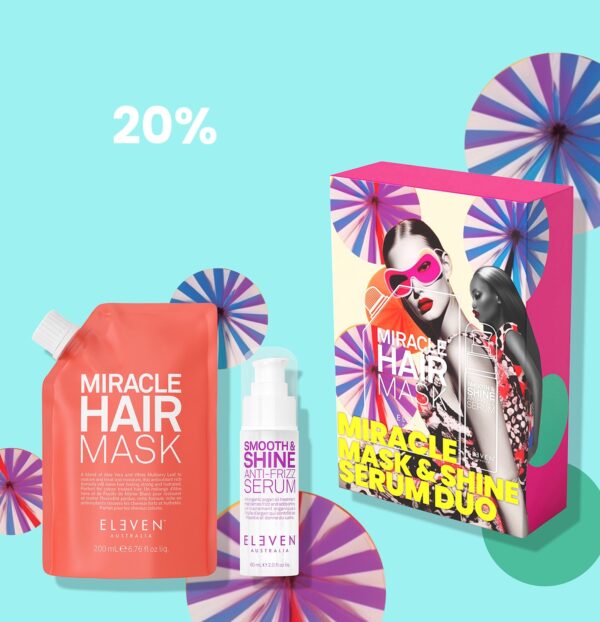 20% DEAL DUO MIRACLE MASK & SHINE SERUM