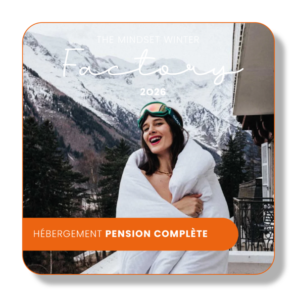 Hébergement pension complète - The Mindset business Factory 2026 3 nuits en pension complète avec petit déjeuner dejeuner, diner et  taxe de séjour  inclus