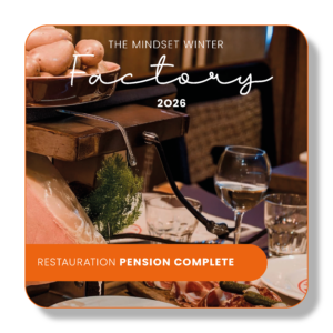 Pack Restauration Pension Complète (Petit-déj. + Déj. + Dîner) - The Mindset business Factory 2026