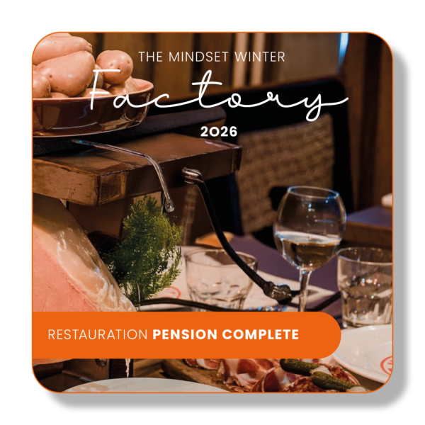 Pack Restauration Pension Complète (Petit-déj. + Déj. + Dîner) - The Mindset business Factory 2026