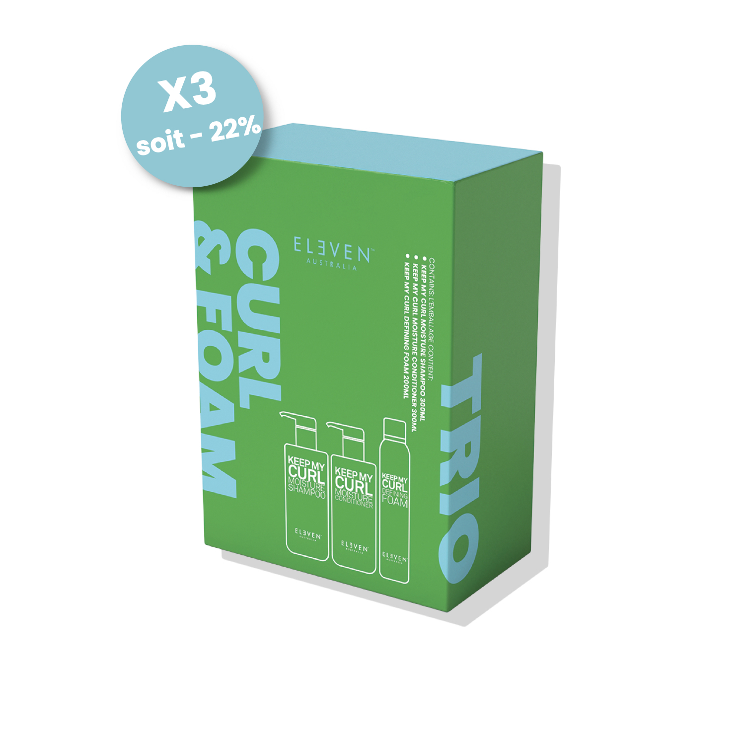 DEAL curl & foam trio X 3