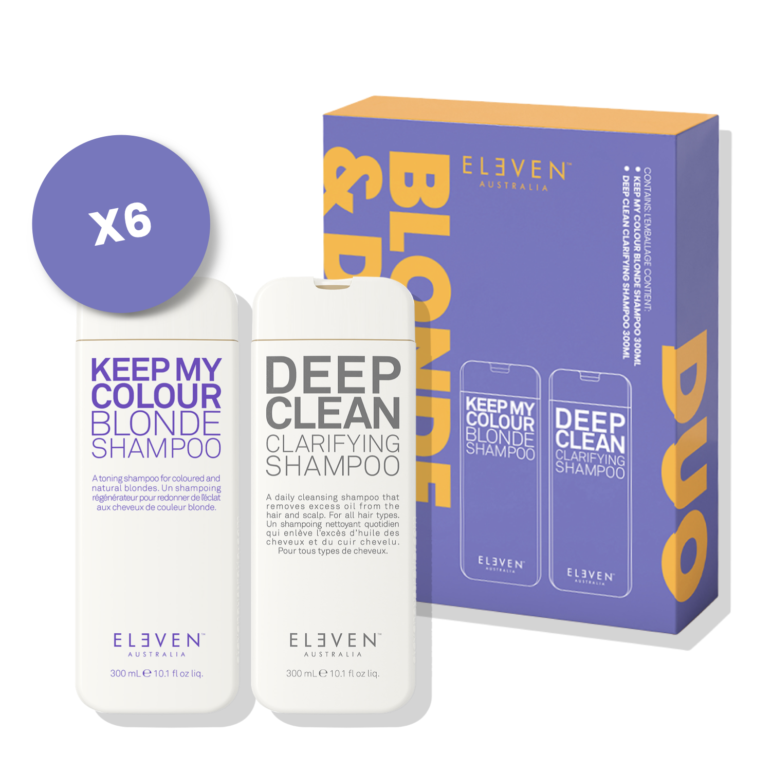 6 x BLONDE & DEEP DUO