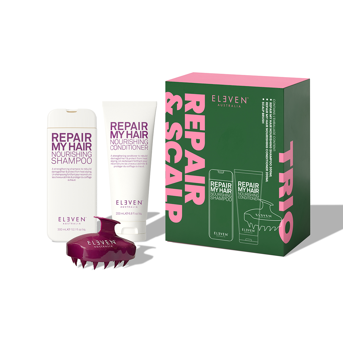 3 x REPAIR & SCALP TRIO
